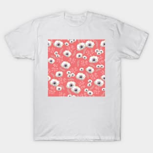 Flowers Pattern T-Shirt